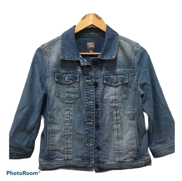 J. Jill Jackets & Blazers - J. Jill jean denim jacket size XS